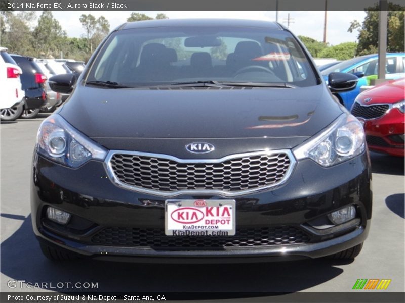Aurora Black / Black 2014 Kia Forte EX