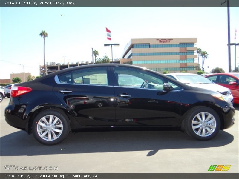 Aurora Black / Black 2014 Kia Forte EX