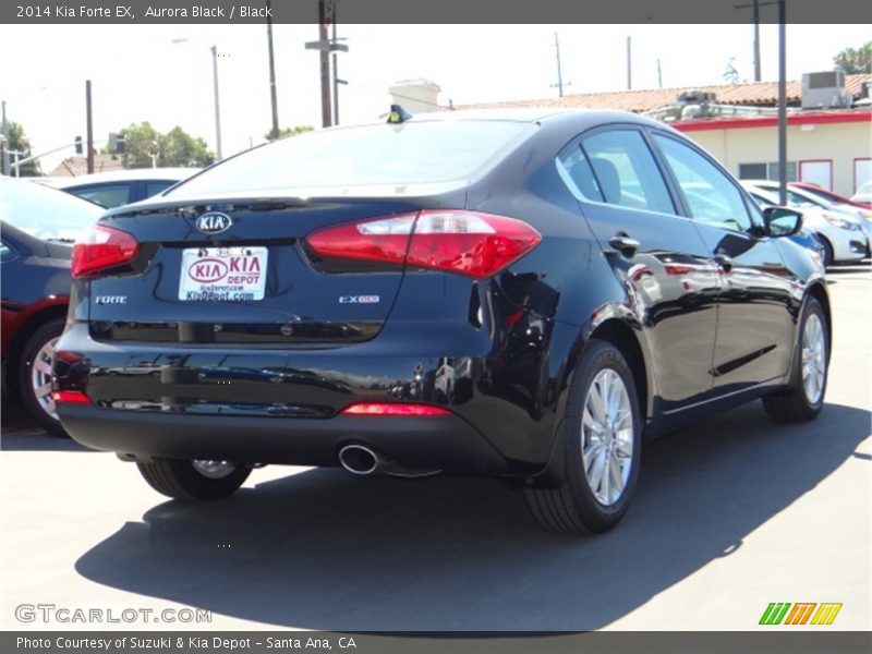 Aurora Black / Black 2014 Kia Forte EX