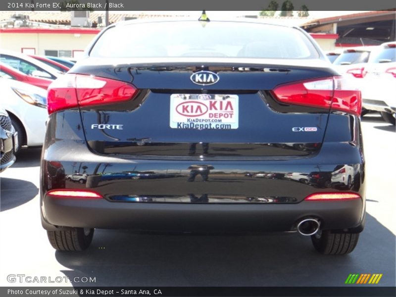 Aurora Black / Black 2014 Kia Forte EX