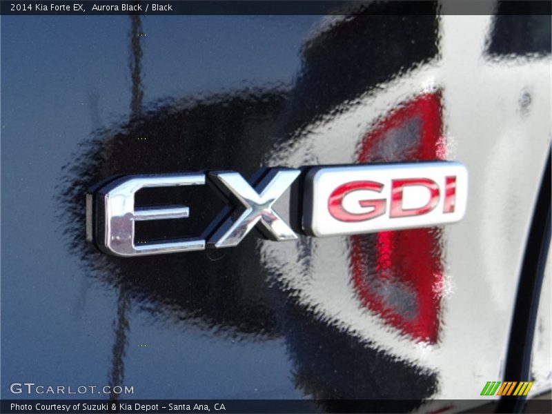 Aurora Black / Black 2014 Kia Forte EX