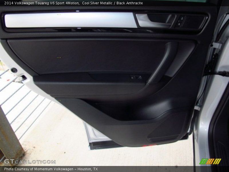 Cool Silver Metallic / Black Anthracite 2014 Volkswagen Touareg V6 Sport 4Motion