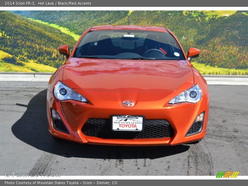Hot Lava / Black/Red Accents 2014 Scion FR-S
