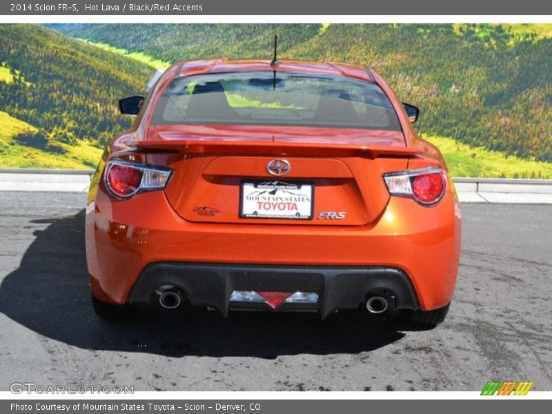 Hot Lava / Black/Red Accents 2014 Scion FR-S
