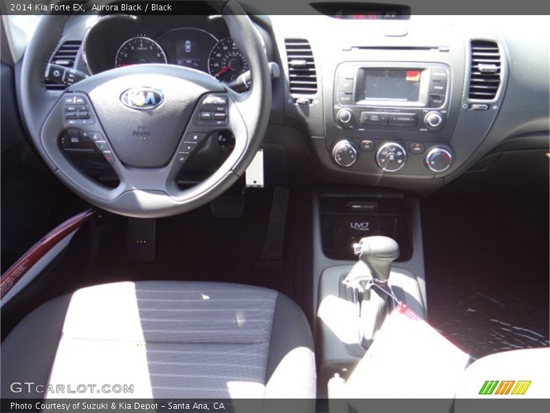 Aurora Black / Black 2014 Kia Forte EX