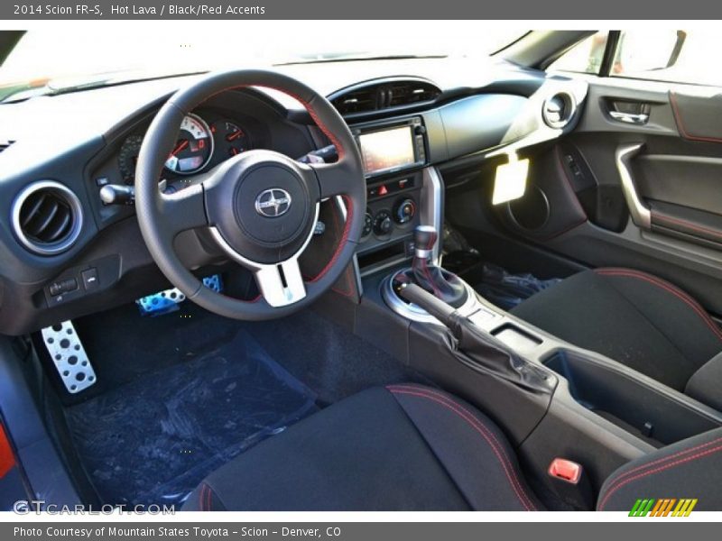 Hot Lava / Black/Red Accents 2014 Scion FR-S