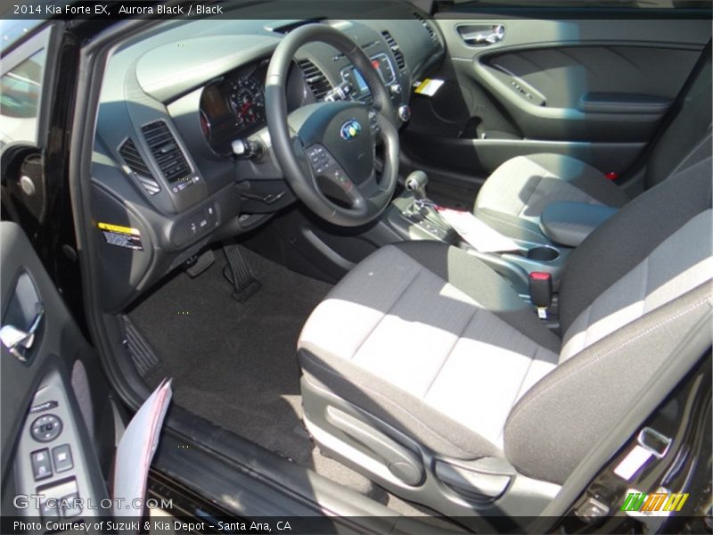 Aurora Black / Black 2014 Kia Forte EX