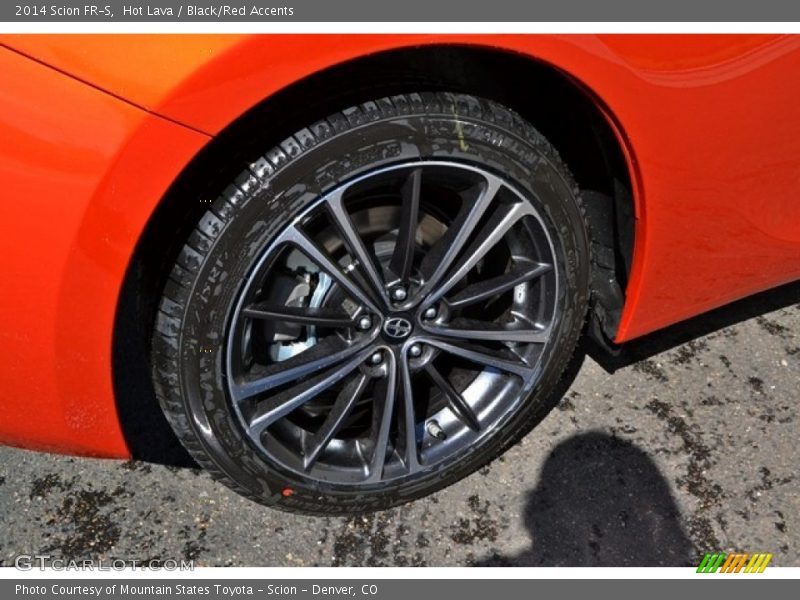Hot Lava / Black/Red Accents 2014 Scion FR-S