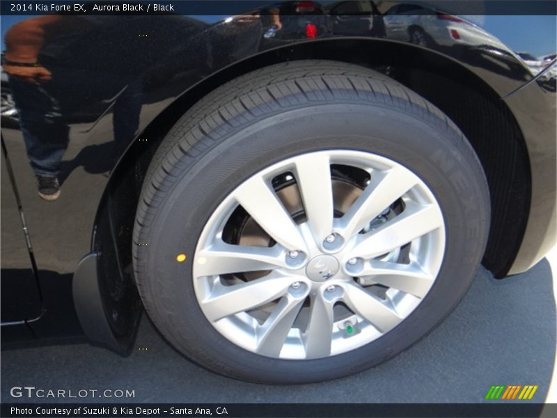 Aurora Black / Black 2014 Kia Forte EX