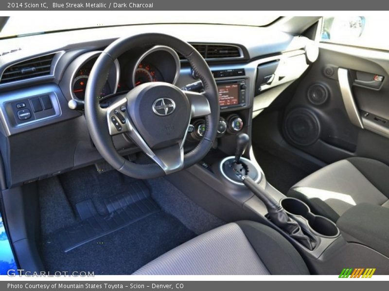 Blue Streak Metallic / Dark Charcoal 2014 Scion tC