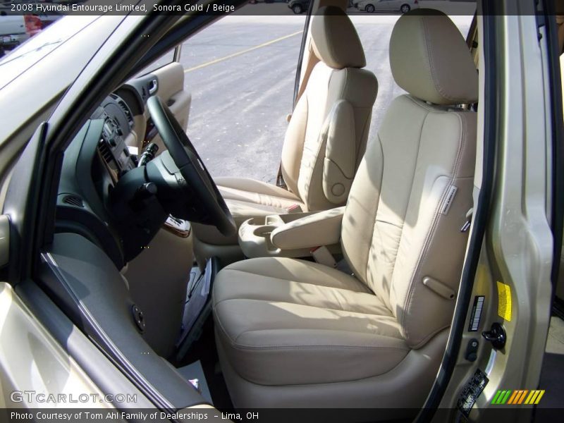 Sonora Gold / Beige 2008 Hyundai Entourage Limited