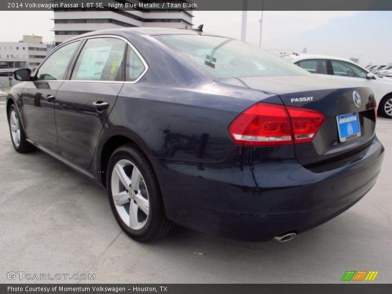 Night Blue Metallic / Titan Black 2014 Volkswagen Passat 1.8T SE