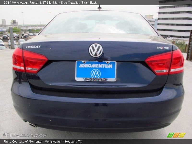 Night Blue Metallic / Titan Black 2014 Volkswagen Passat 1.8T SE