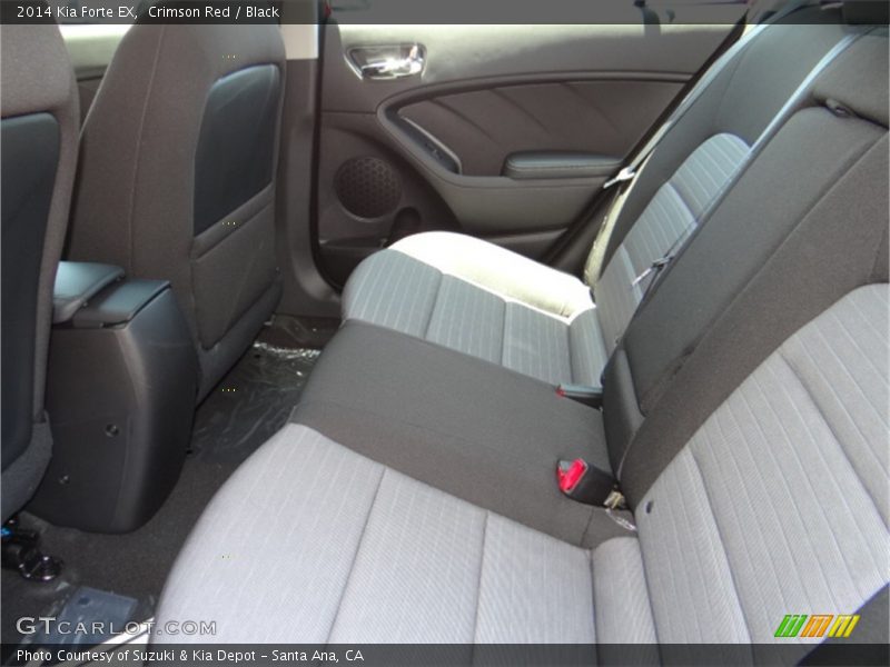 Crimson Red / Black 2014 Kia Forte EX