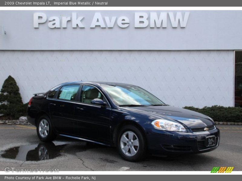 Imperial Blue Metallic / Neutral 2009 Chevrolet Impala LT