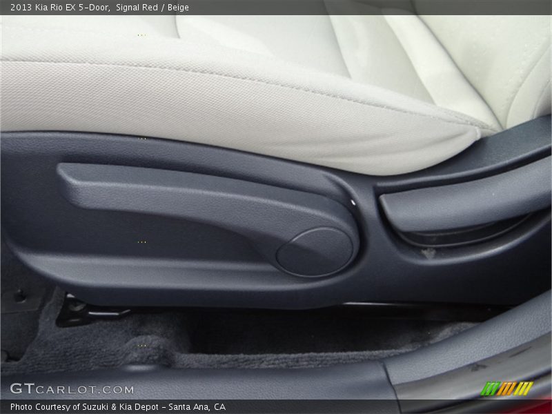 Signal Red / Beige 2013 Kia Rio EX 5-Door