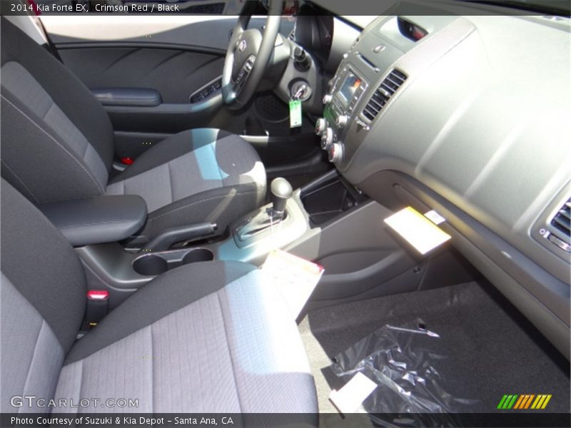 Crimson Red / Black 2014 Kia Forte EX