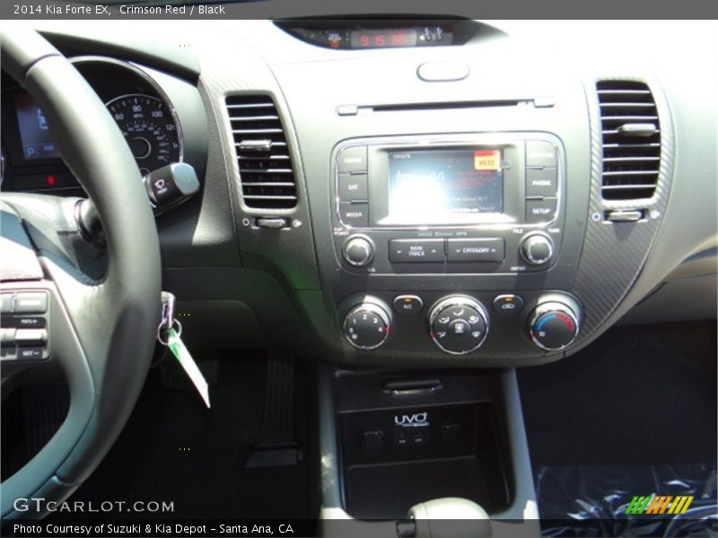 Crimson Red / Black 2014 Kia Forte EX