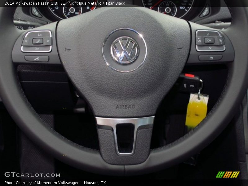 Night Blue Metallic / Titan Black 2014 Volkswagen Passat 1.8T SE
