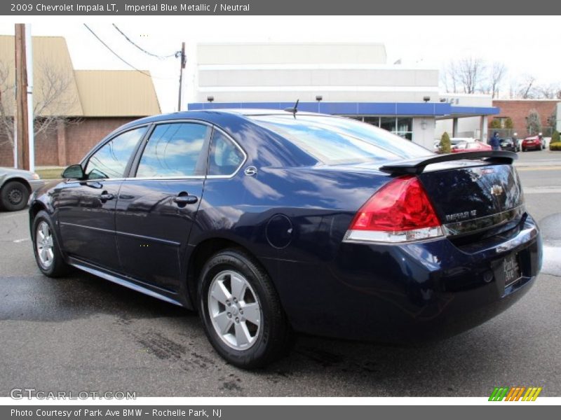 Imperial Blue Metallic / Neutral 2009 Chevrolet Impala LT