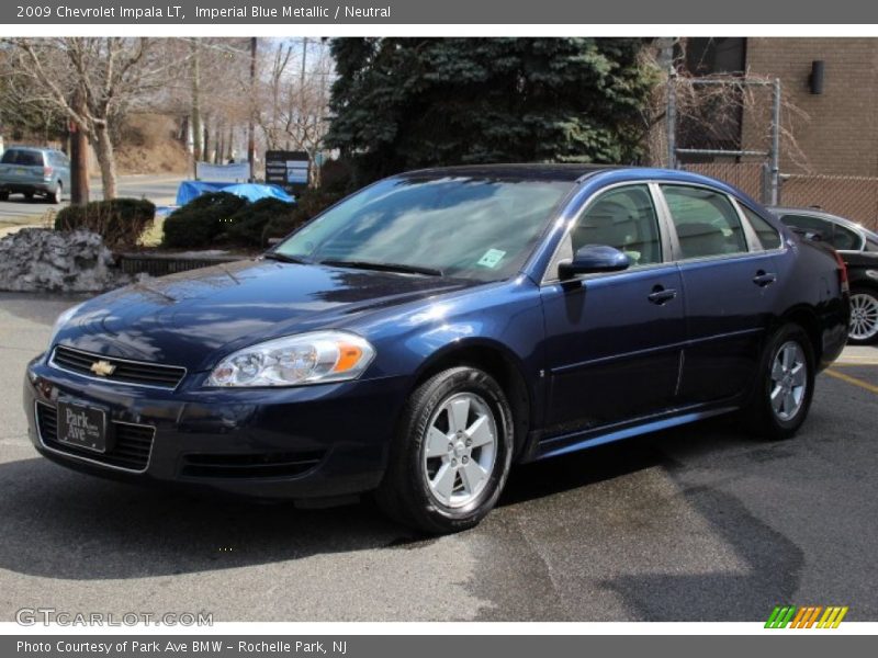 Imperial Blue Metallic / Neutral 2009 Chevrolet Impala LT