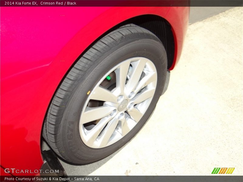 Crimson Red / Black 2014 Kia Forte EX