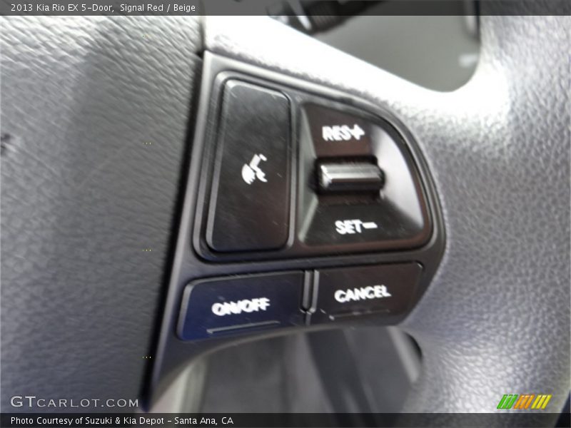 Signal Red / Beige 2013 Kia Rio EX 5-Door