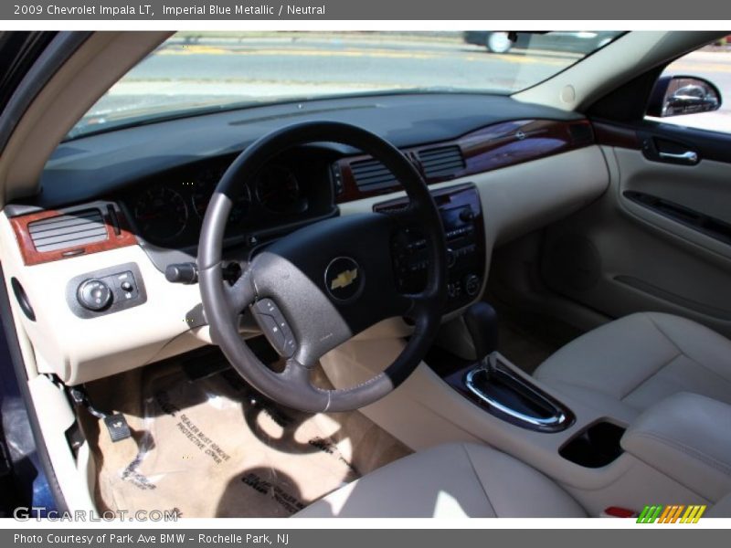 Imperial Blue Metallic / Neutral 2009 Chevrolet Impala LT