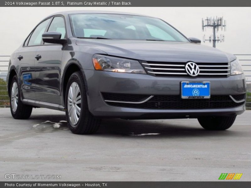 Platinum Gray Metallic / Titan Black 2014 Volkswagen Passat 1.8T S