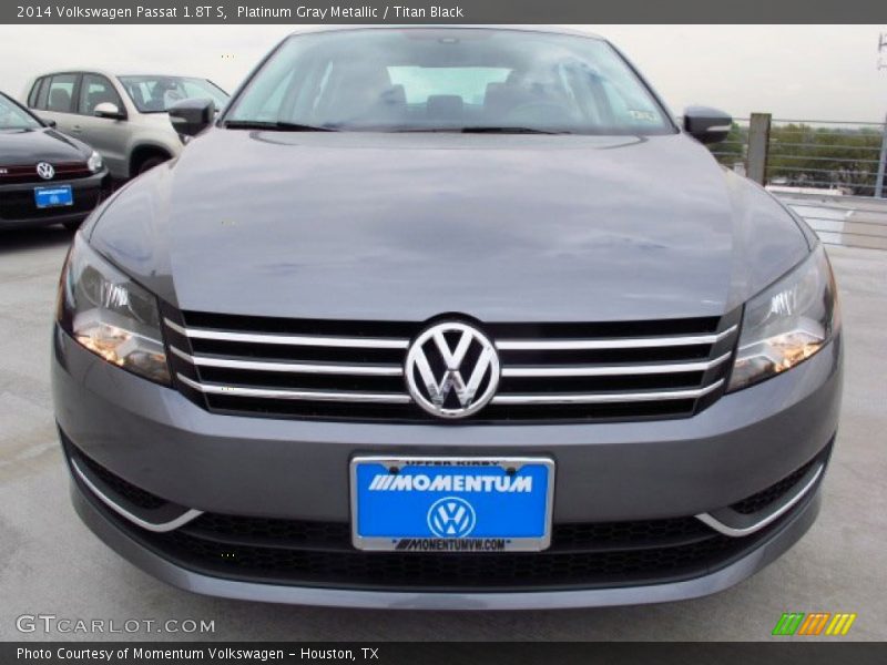 Platinum Gray Metallic / Titan Black 2014 Volkswagen Passat 1.8T S
