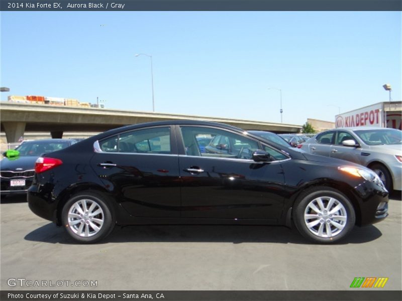 Aurora Black / Gray 2014 Kia Forte EX