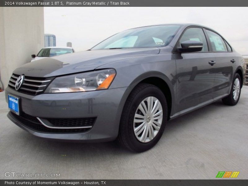 Platinum Gray Metallic / Titan Black 2014 Volkswagen Passat 1.8T S