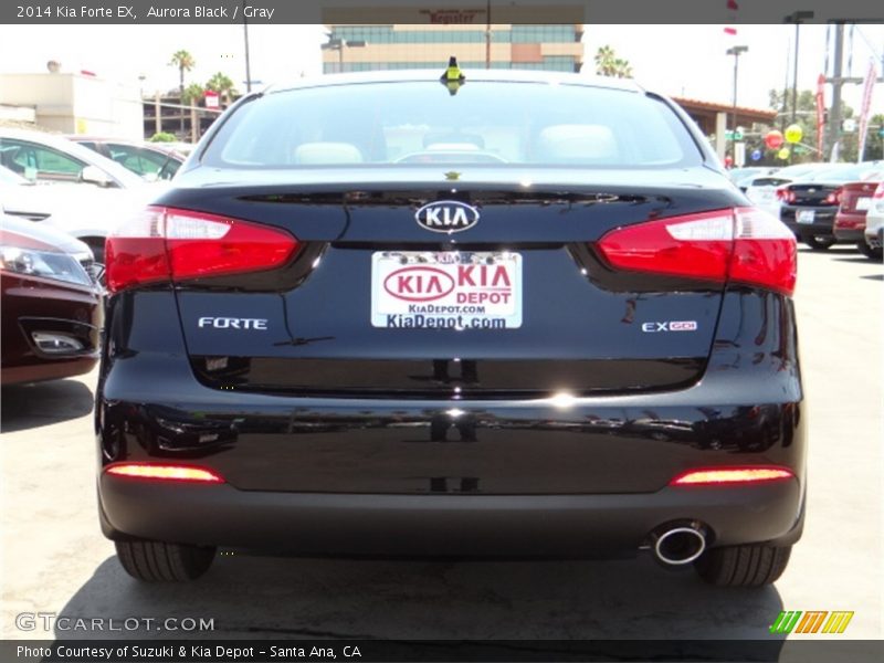 Aurora Black / Gray 2014 Kia Forte EX