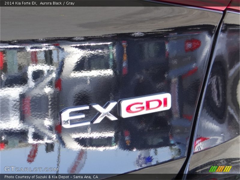 Aurora Black / Gray 2014 Kia Forte EX