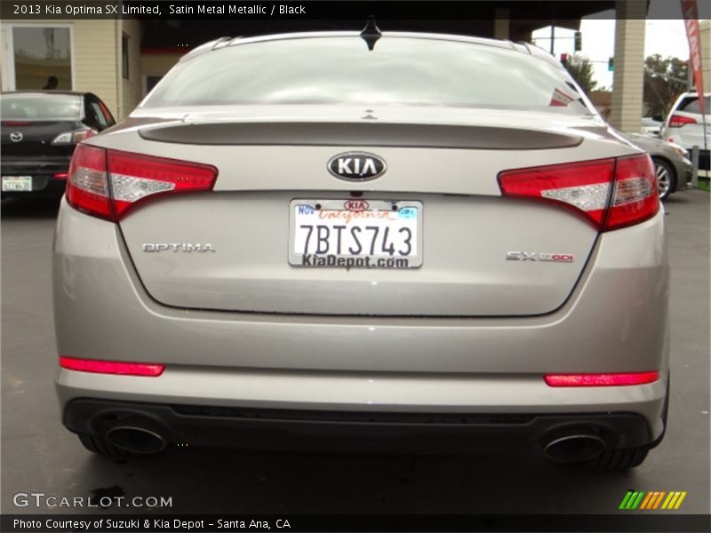 Satin Metal Metallic / Black 2013 Kia Optima SX Limited