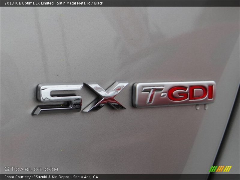 Satin Metal Metallic / Black 2013 Kia Optima SX Limited