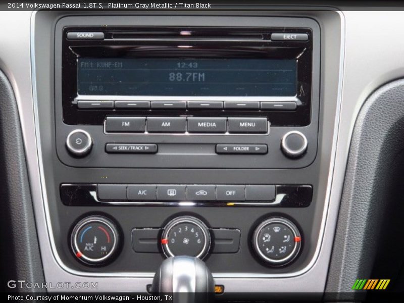 Platinum Gray Metallic / Titan Black 2014 Volkswagen Passat 1.8T S