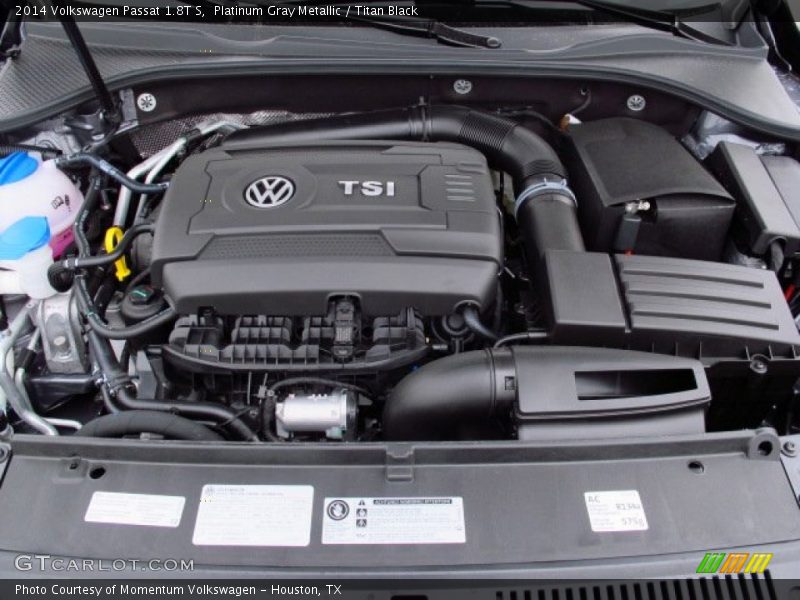 Platinum Gray Metallic / Titan Black 2014 Volkswagen Passat 1.8T S