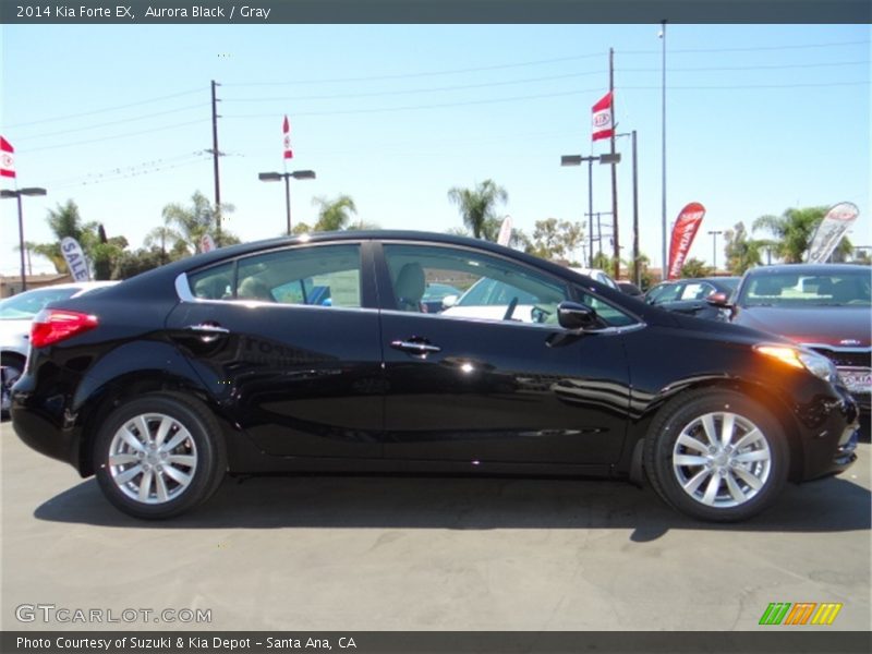 Aurora Black / Gray 2014 Kia Forte EX