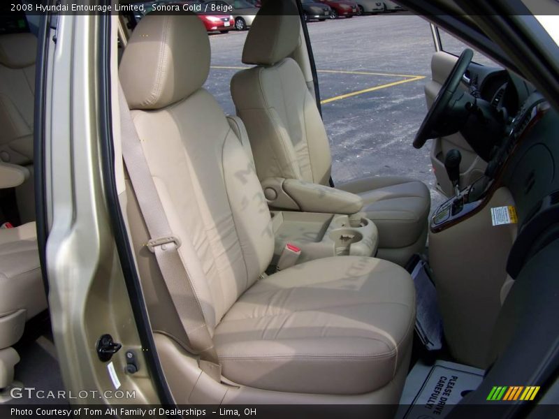 Sonora Gold / Beige 2008 Hyundai Entourage Limited