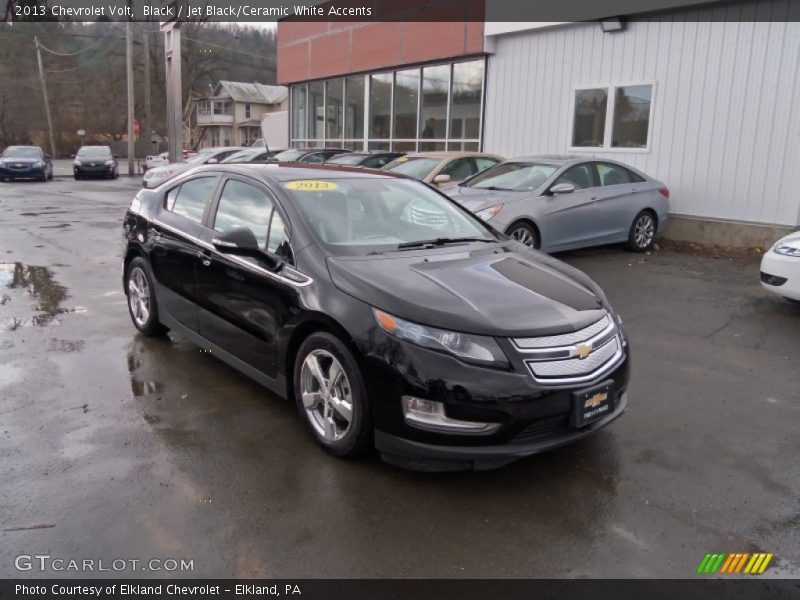 Black / Jet Black/Ceramic White Accents 2013 Chevrolet Volt