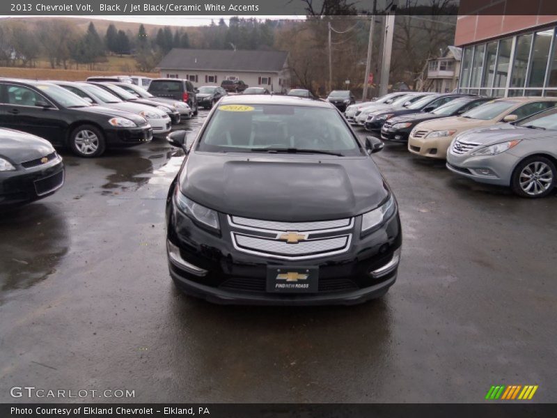 Black / Jet Black/Ceramic White Accents 2013 Chevrolet Volt