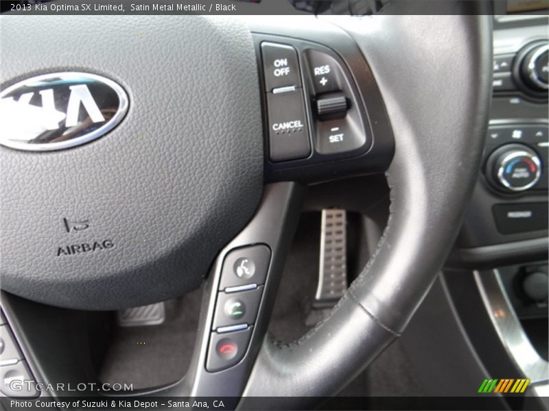 Satin Metal Metallic / Black 2013 Kia Optima SX Limited