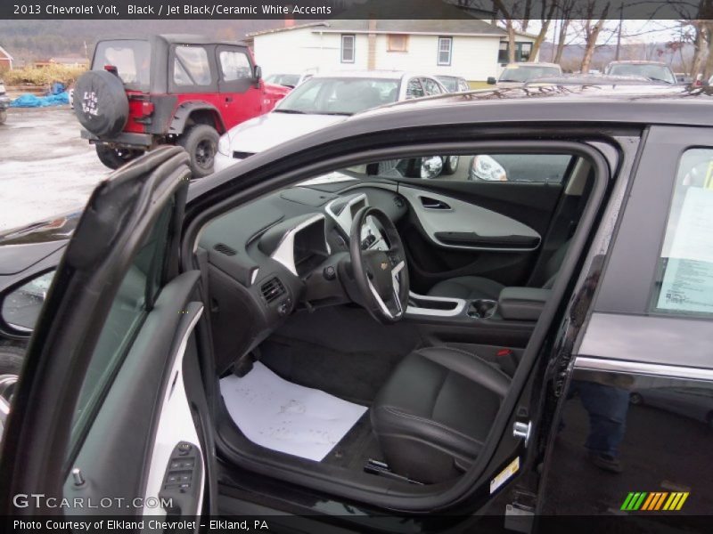 Black / Jet Black/Ceramic White Accents 2013 Chevrolet Volt