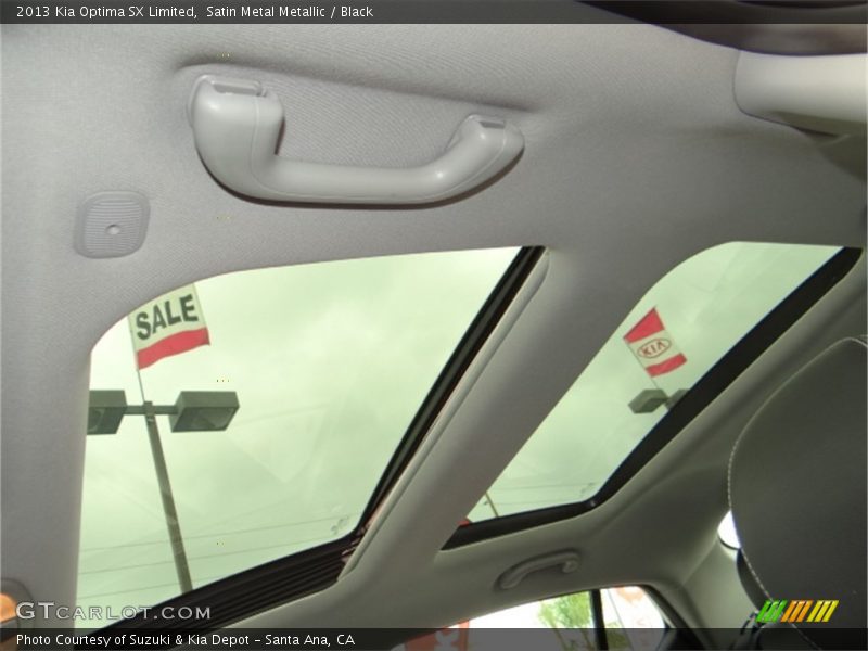 Satin Metal Metallic / Black 2013 Kia Optima SX Limited