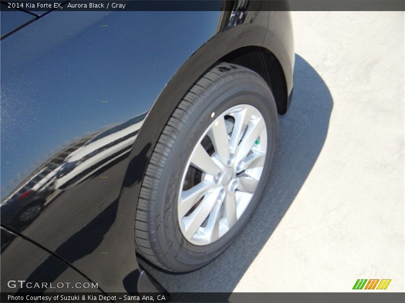 Aurora Black / Gray 2014 Kia Forte EX
