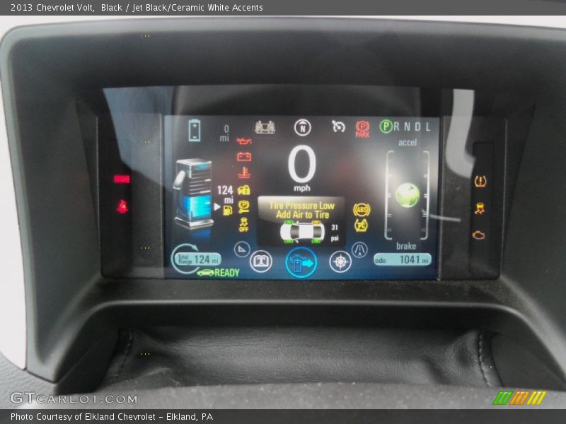 Black / Jet Black/Ceramic White Accents 2013 Chevrolet Volt