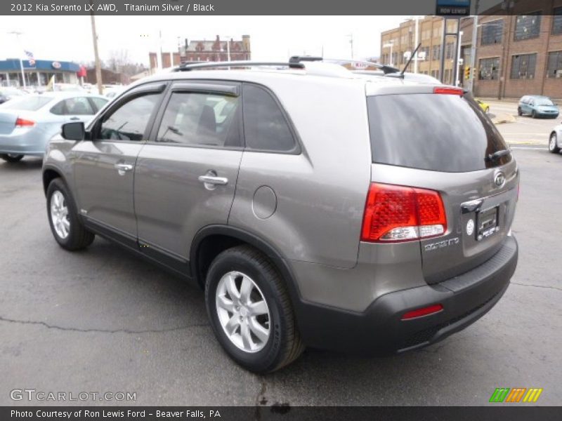 Titanium Silver / Black 2012 Kia Sorento LX AWD