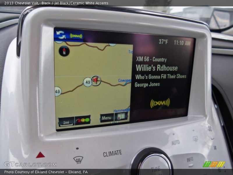 Black / Jet Black/Ceramic White Accents 2013 Chevrolet Volt