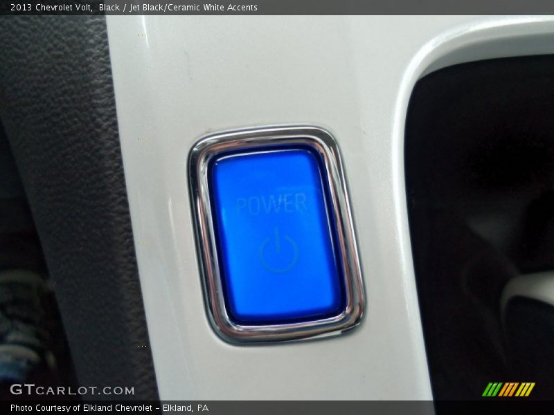 Black / Jet Black/Ceramic White Accents 2013 Chevrolet Volt